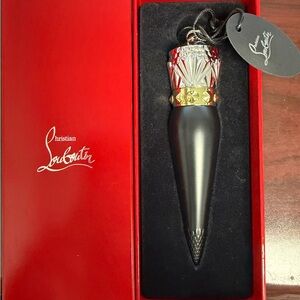 Christian Louboutin Rouge Louboutin Velvet Matte Lipstick Box - Red and Black